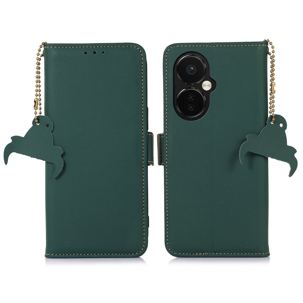 For OnePlus Nord CE 3 Lite 5G Nord N30 5G Genuine Cow Leather Phone Case Flip Stand Cover with RFID Blocking Wallet For OnePlus Nord CE 3 Lite 5G Nord N30 5G Genuine Cow Leather Phone Case Flip Stand Cover with RFID Blocking Wallet